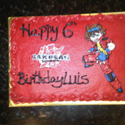Bakugan Birthday Cake