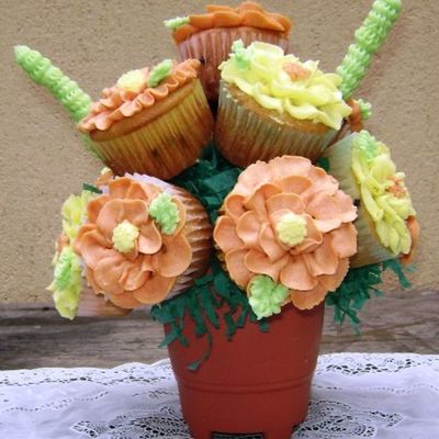 First Cupcake Bouquet.