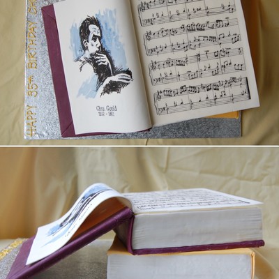 Music Books Birthday Cake By Charmpastry