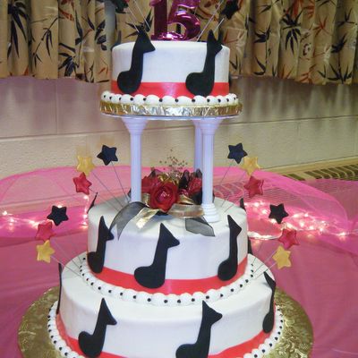 Sweet 15 Musical Notes Theme