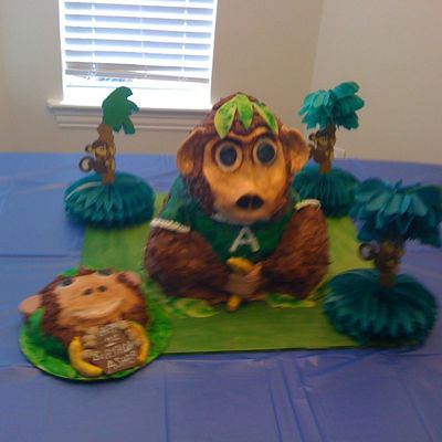 Monkey In A Green T Shirt