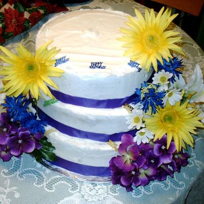 Tropical Birthday Cake