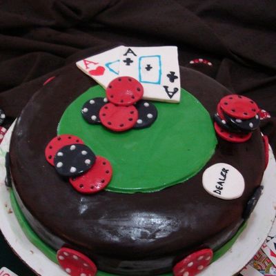 My Husband Poker Cake