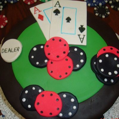 My 2Nd Poker Cake