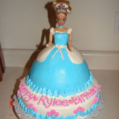 Cinderella Doll Cake