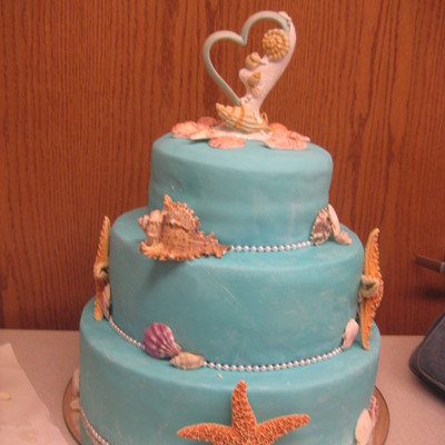 Beach Wedding Cake