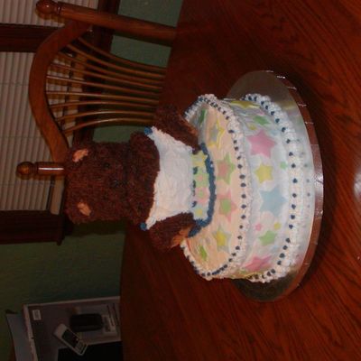 Teddy Bear Baby Shower Cake