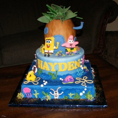 Sponge Bob Birthday Cake