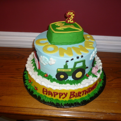 John Deere And Farm Cake