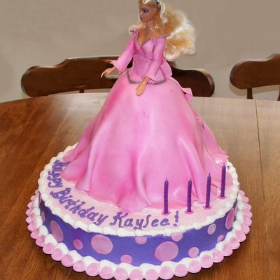 Barbie Doll Birthday Cake