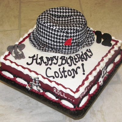 Alabama Roll Tide Birthday Cake