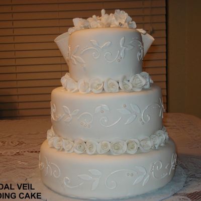 Bridal Veil Cake