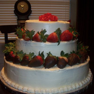 3-Tier Chocolate Covered Strawberry