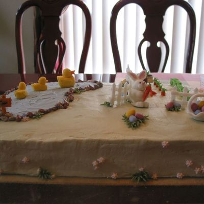 Easter Garden Front View