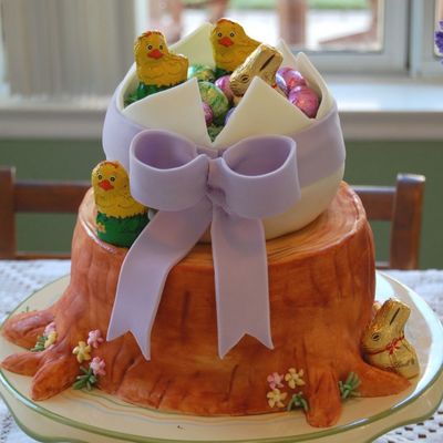 Easter Egg On Stump