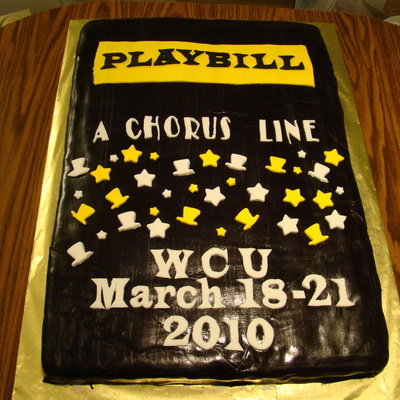 Cast Party Cake For A Chorus Line