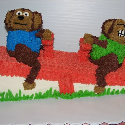 Twin Monkey Cake