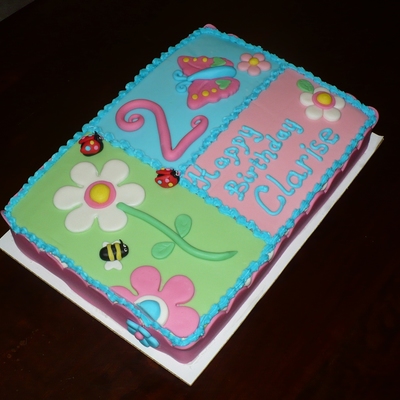 Spring Birthday Cake