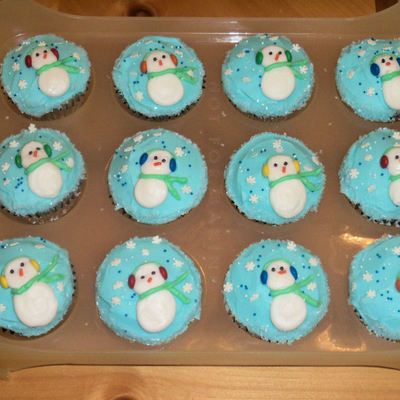 Snowglobe Cupcakes