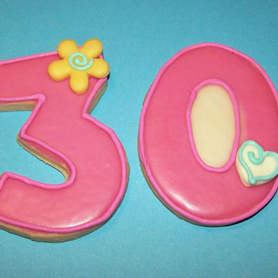 30Th Birthday Cookie Favors