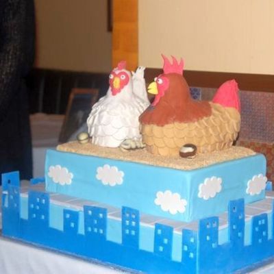 Chicken Wedding Cake
