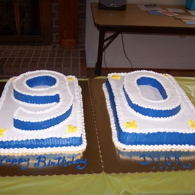 90Th Birthday Cake