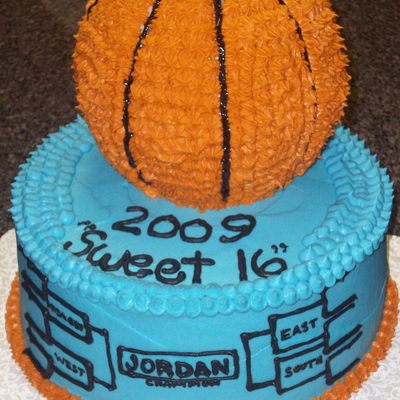 Basketball Birthday Cake