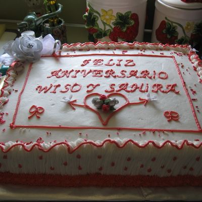 Bizcocho De Aniversario