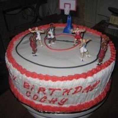 My Firts Cake Of Baskeball