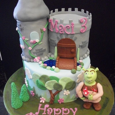 Shrek Cake
