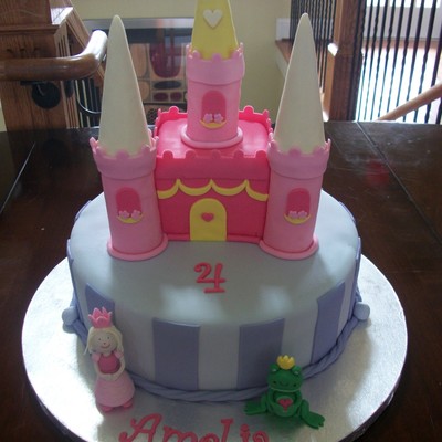 Princess Castle Cake
