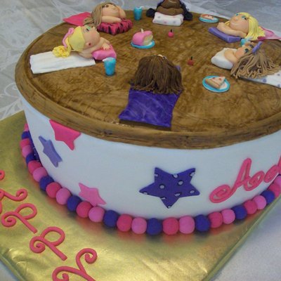 Girls Sleepover Cake