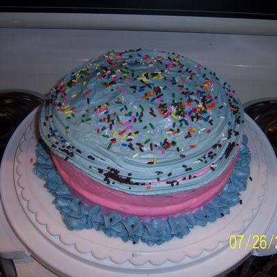 A Cake Made By My 10 Yr Old Son