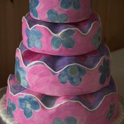 Watercolor Daisies For A New-Age Bride