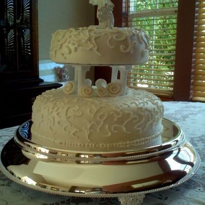 2-Tier Wedding Cake