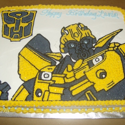 Bumblebee Transformers Cake