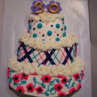 70's Theme Cake