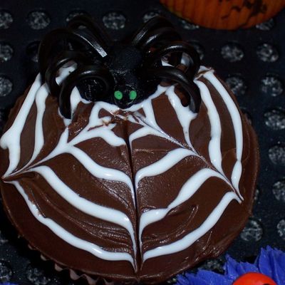 Halloween Spider Cupcake