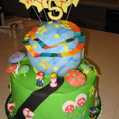 Super Mario Galaxy Cake