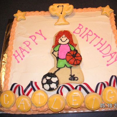 Girl Sport Cake