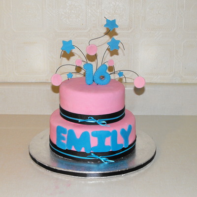 Sweet 16 Birthday Cake