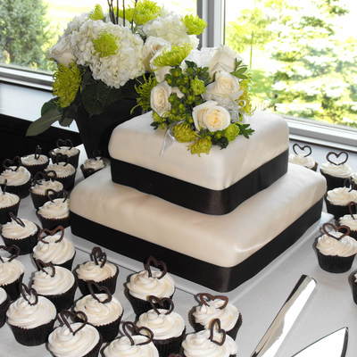 Square Wedding Cake