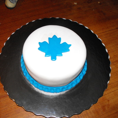 Toronto Maple Leaf Birthday Cake