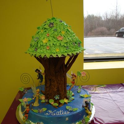 Tinkerbell And Fairy Friends Cake