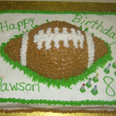 Football Birthday Cake