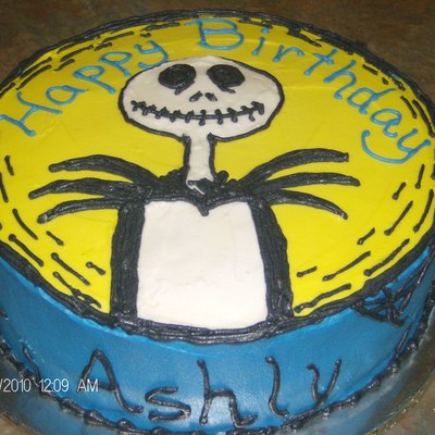 Jack Skellington Cake