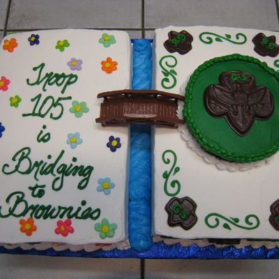 Girl Scout Bridging Cake