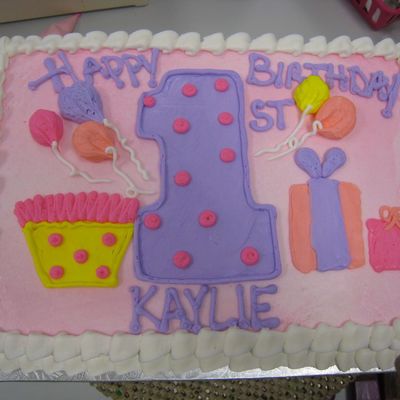 1St Birthaday Cake