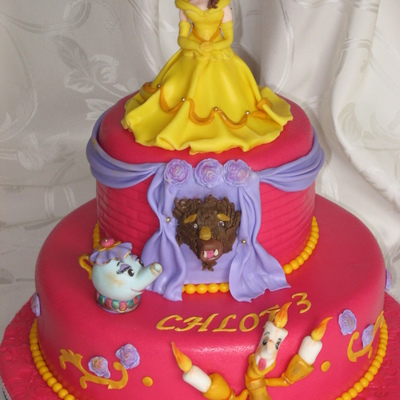 Beauty And The Beast Cake