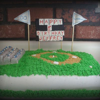 Jeffrey's Baseball Cake